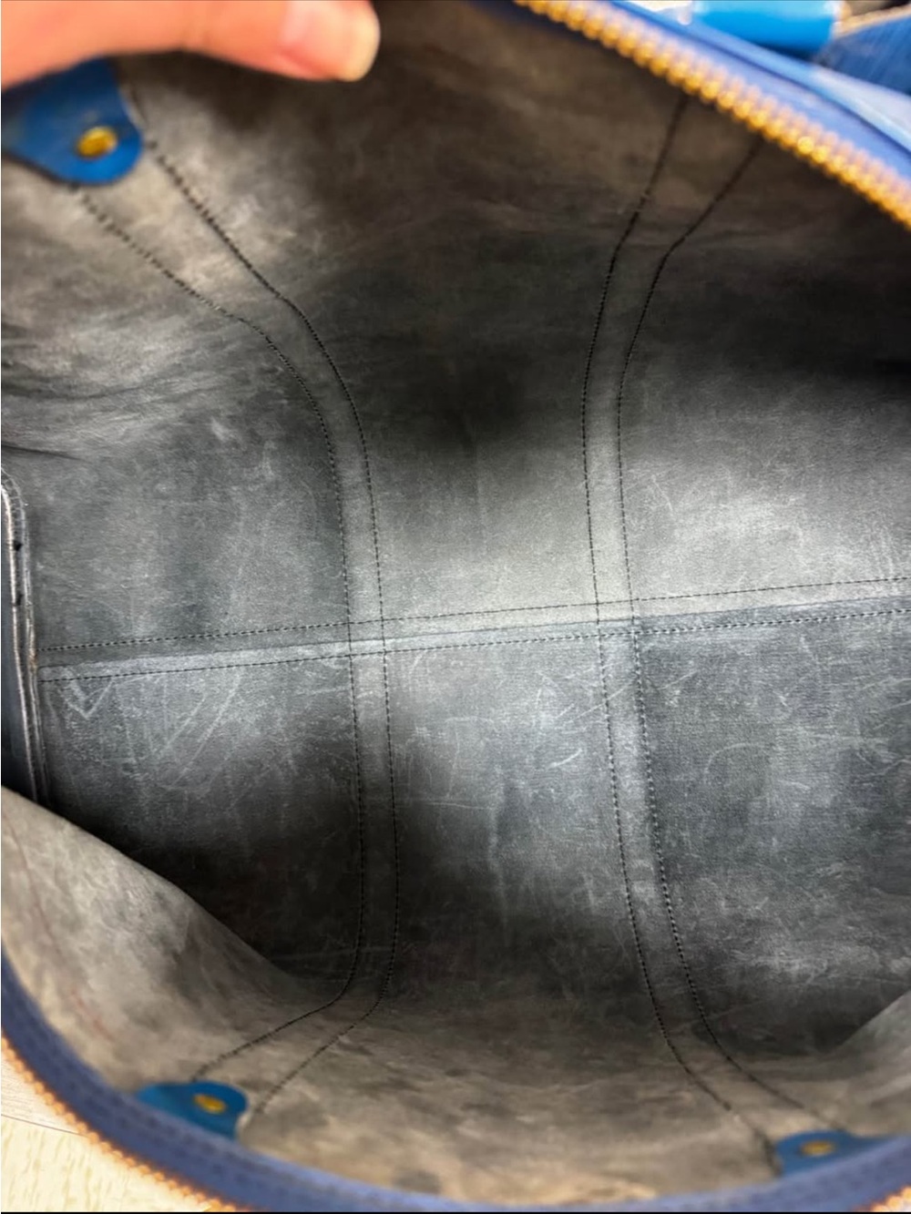 Louis Vuitton Epi Leather Duffel Bag with Certificate of Authenticity - Picture 7 of 14